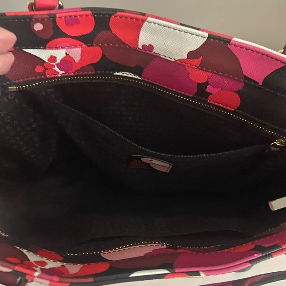 New Kate Spade Laurel Way Floral Satchel Bag Leather WKRU4099